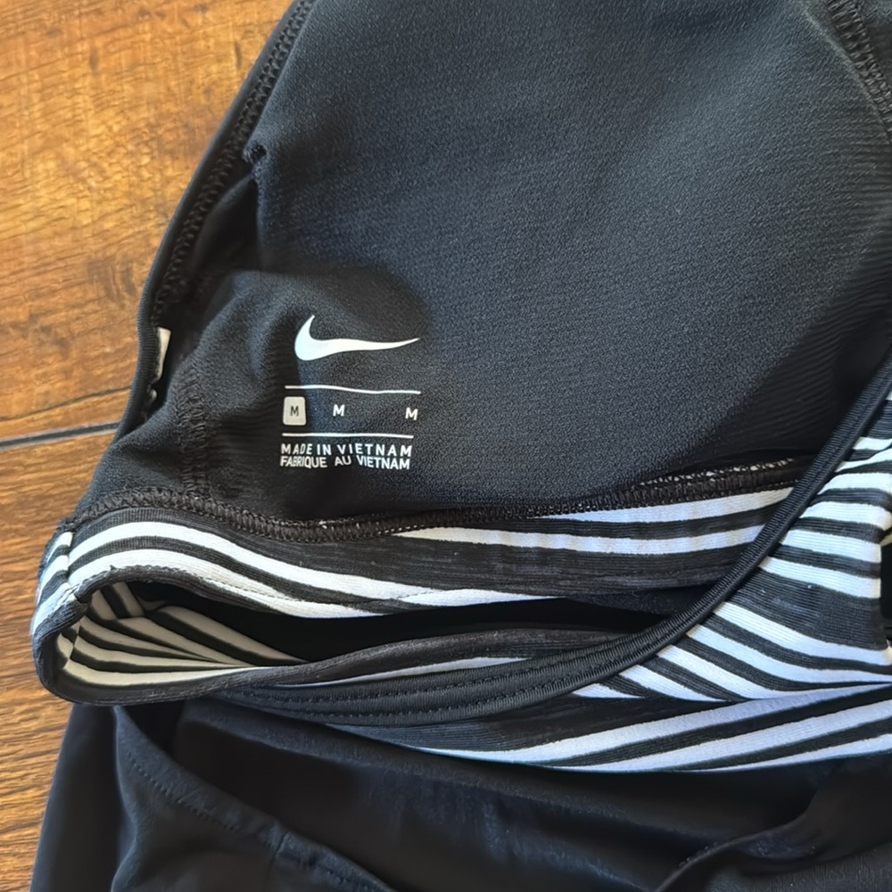 Black Nike Tank Top with Striped Accents - Picture 3 of 3